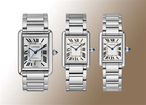 cartier must de quartz watch|cartier tank must large size.